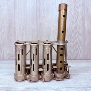 Vintage rare extended  1¢ TUBE McGill High Speed Coin 4 Barrel Changer Dispenser